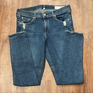 Rag and Bone Skinny Blue Jeans